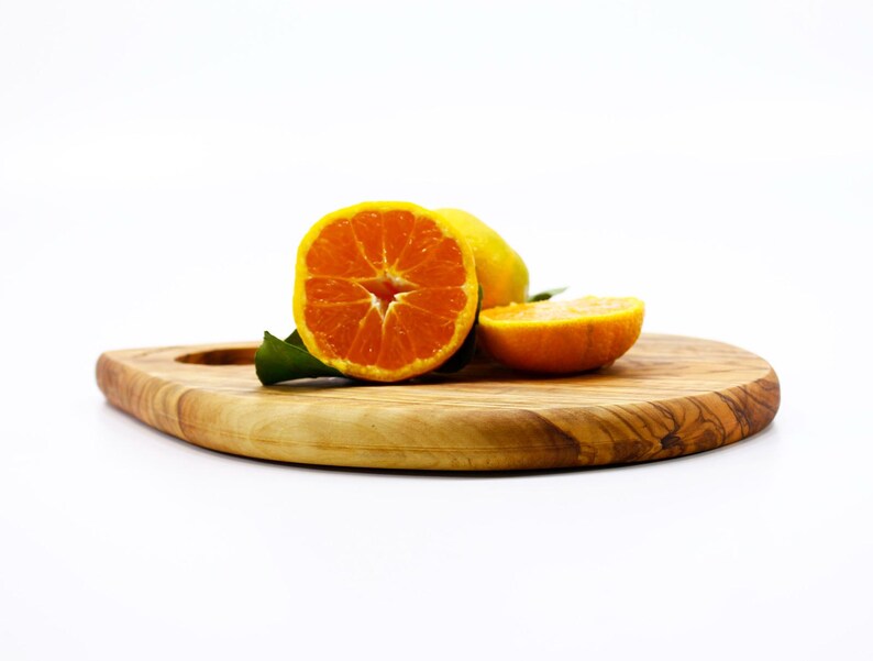 Olive Wood Serving Board, Natural Wooden Cheese Board, Wooden Cutting Board, Handmade Wooden Cutting Board, Patterned Wooden Cutting Board image 7
