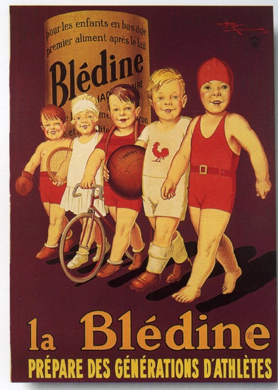 La Bledine Vintage French Poster Print Etsy La Bledine Vintage French Poster Print Etsy