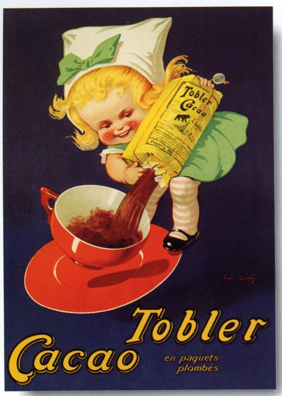 Vintage Poster Fine Art Print Banania