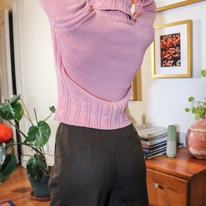 Vintage Tommy Hilfiger / Vintage Sweater / Vintage Turtle Neck / Tommy Hilfiger Sweater / Hand Knit Sweater / Custom Sweater / Logo Sweater image 6