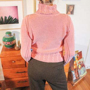 Vintage Tommy Hilfiger / Vintage Sweater / Vintage Turtle Neck / Tommy Hilfiger Sweater / Hand Knit Sweater / Custom Sweater / Logo Sweater image 5
