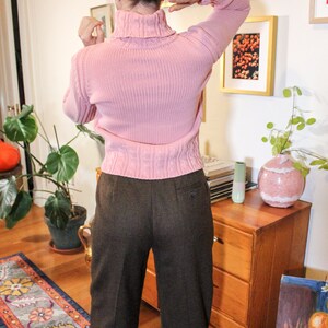 Vintage Tommy Hilfiger / Vintage Sweater / Vintage Turtle Neck / Tommy Hilfiger Sweater / Hand Knit Sweater / Custom Sweater / Logo Sweater image 2