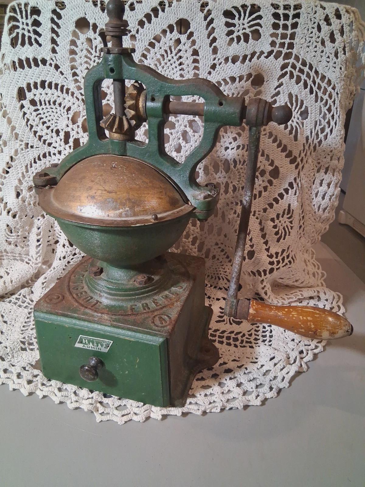 French Antique Coffee Grinder - Etsy