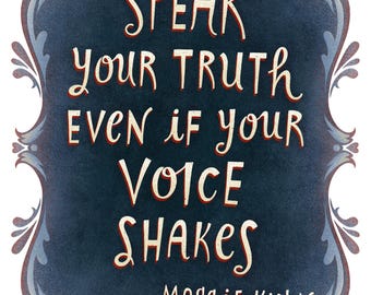 Art Print - Speak Your Truth