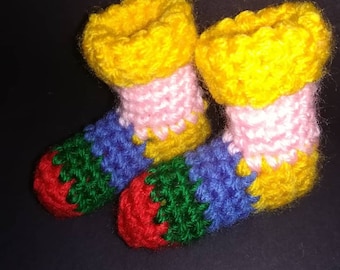 Portachiavi Fancy Boots (Old School RuneScape) con motivo all'uncinetto