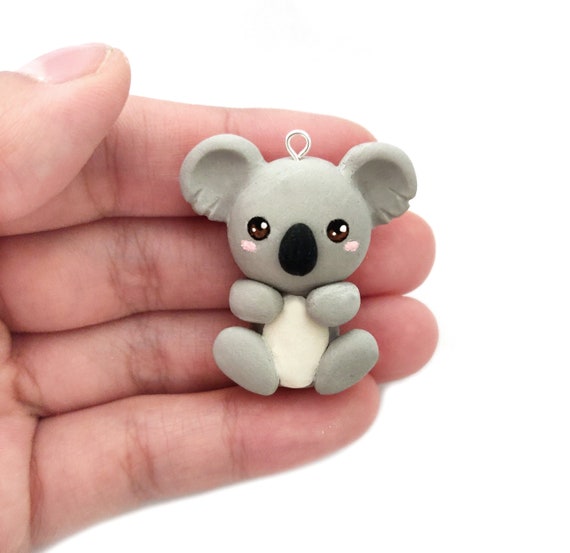 Cute Miniature Koala Bear Polymer Clay Koala bear pillow | Etsy