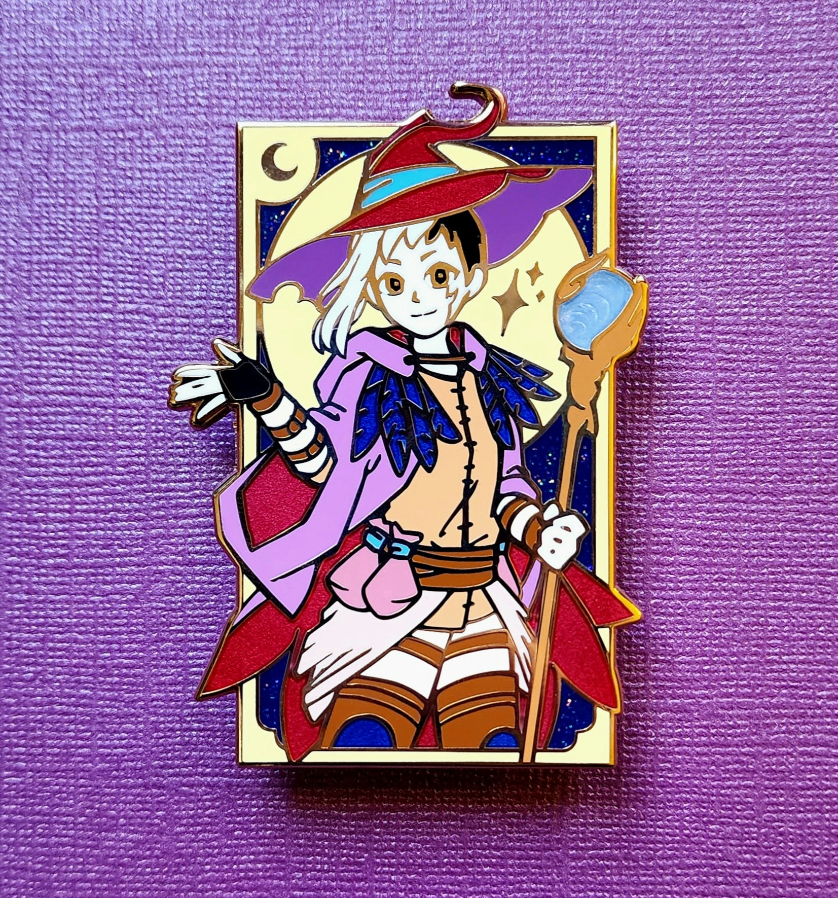 Dr. Stone - Fantasy AU Gen Enamel Pin