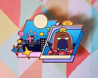 Odd Taxi Odokawa Enamel Pin
