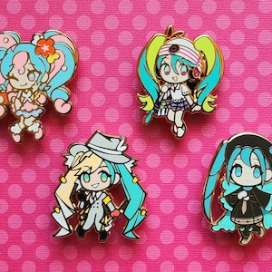 Trainer Miku Enamel Pins