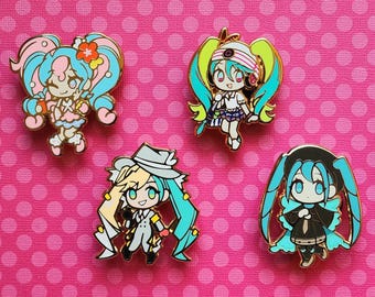 Trainer Miku Enamel Pins
