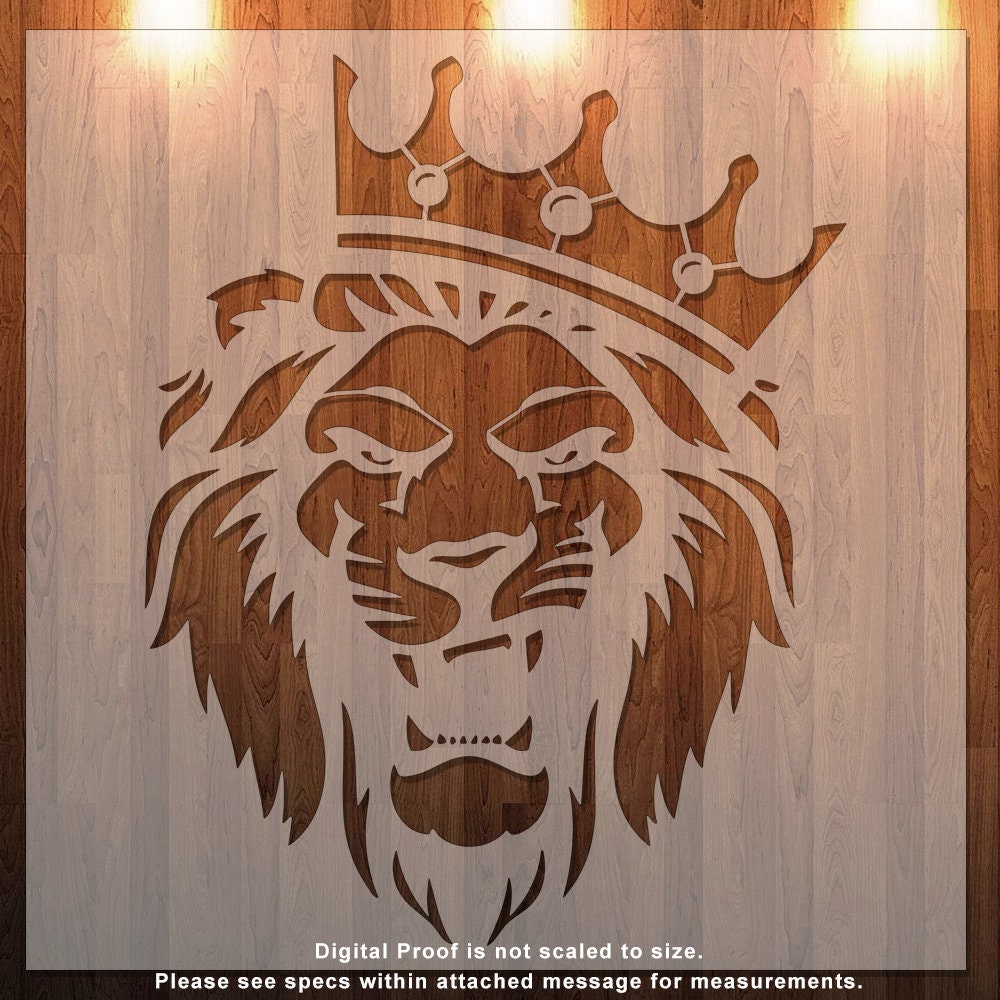 Lion King Stencil