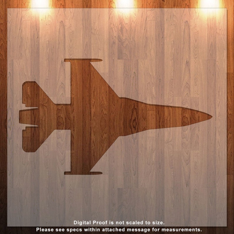 Fighter Jet Military Stencil Durable Reusable Etsy fighter-jet-military-stencil-durable-reusable-etsy