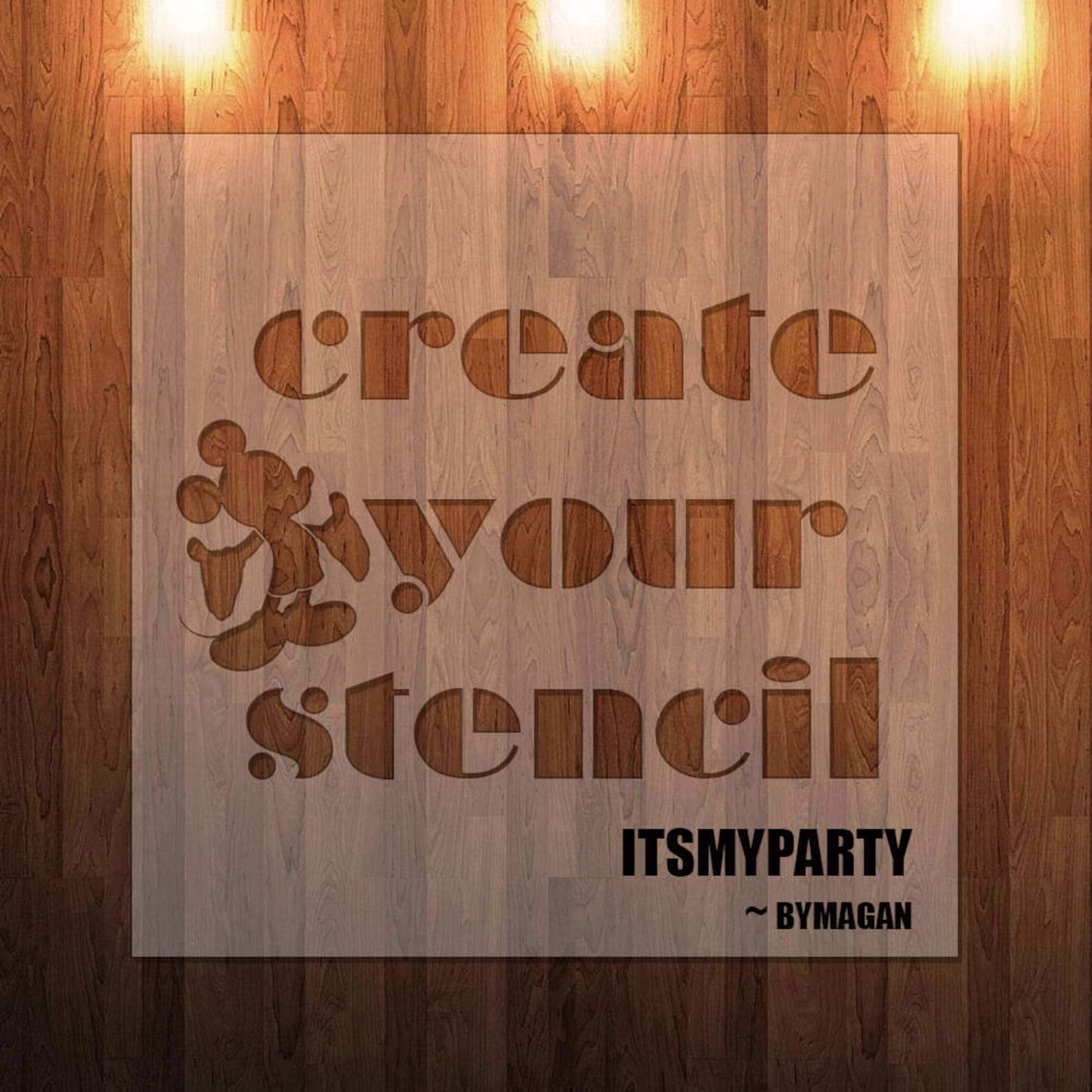Custom Stencil DIY Create Your Own Custom Stencil Durable - Etsy