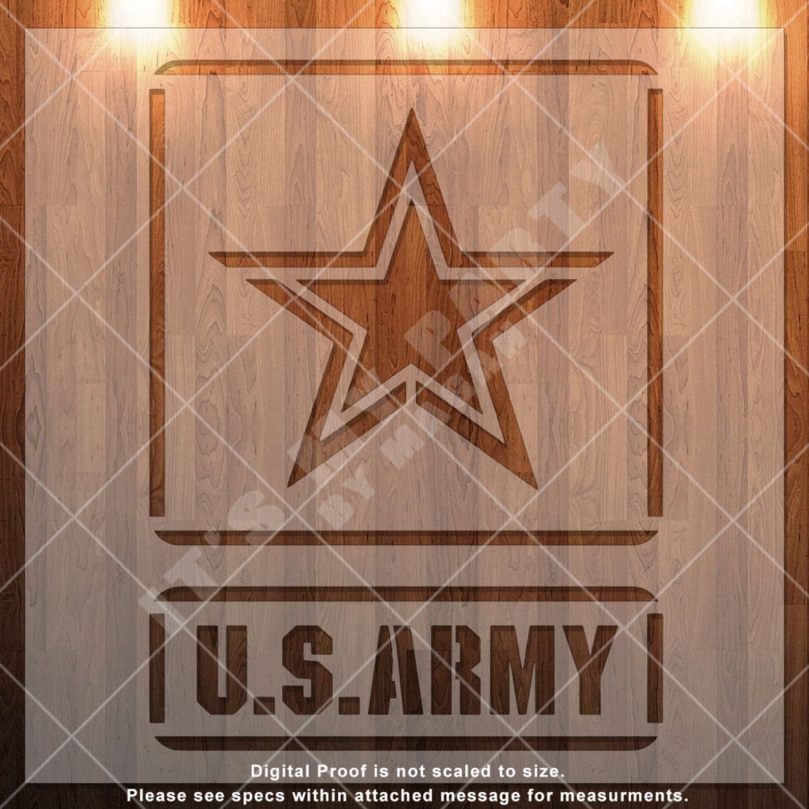 US Army United States Military Stencil Durable Reusable. | Etsy
