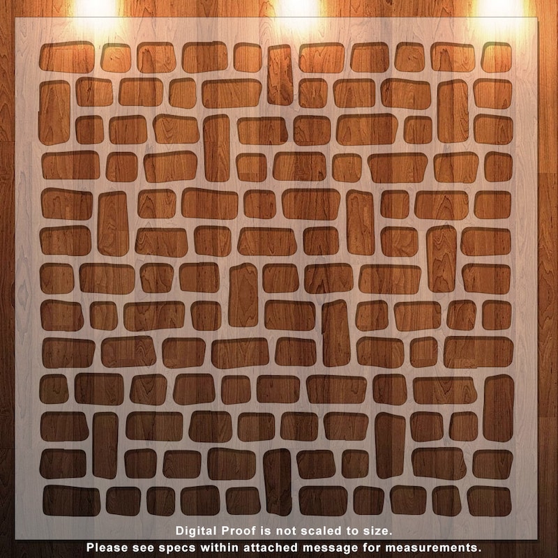 Brick Stencil - Etsy