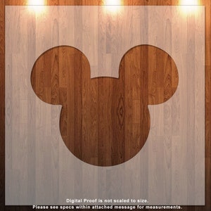 Mouse, Stencil, Durable, Reusable *