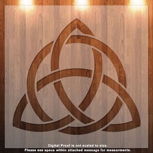 Celtic Knot, Stencil, Durable, Reusable *