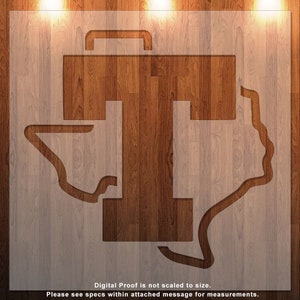 Texas, Stencil, Durable,  Reusable *