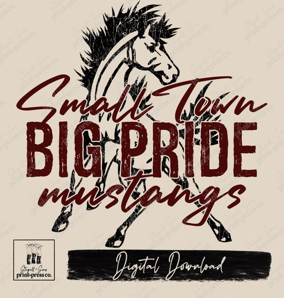 Small Town | Big Pride | Football | Mustangs | Wild Horse | Mascot