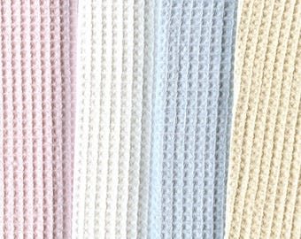 Våffeltyg i bomull: Mjukt, absorberande sömnadsmaterial - Oeko-Tex-certifierat