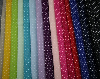 SPOTS, STARS and STRIPES Cotton Fabric for sewing, quilting and craft. Oeko Tex certified.