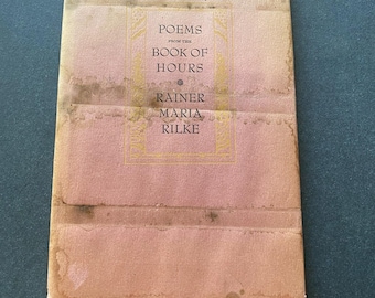 1941 - Poems From The Book of Hours - Rilke - Inspirational - Religious - Poetry