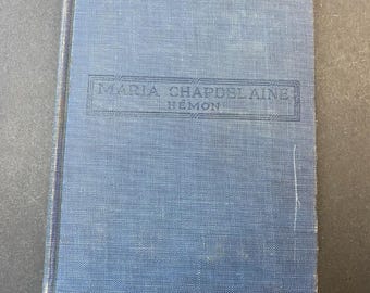 1923 - Maria Chapdelaine - Hémon - Macmillan French Series - Vintage - Hardcover