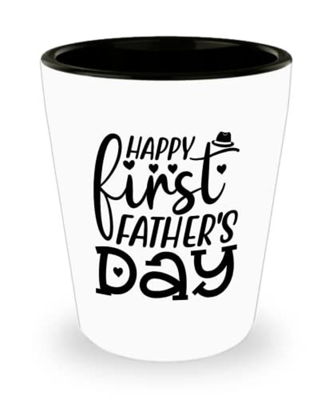 Happy First Father's Day Shot Glass, Father Gifts, Gift for Father