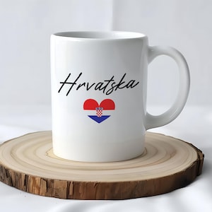 Croatia Mug, Coffee Mug, Croatia Gift Idea, Coffee Cup, Gift for Croatia Lover