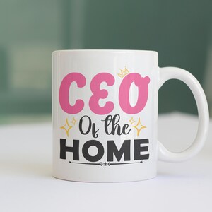 Mama Becher, Chef des Hauses, Kaffeebecher, Mama Geschenkidee, Kaffeetasse, Geschenk für Mama