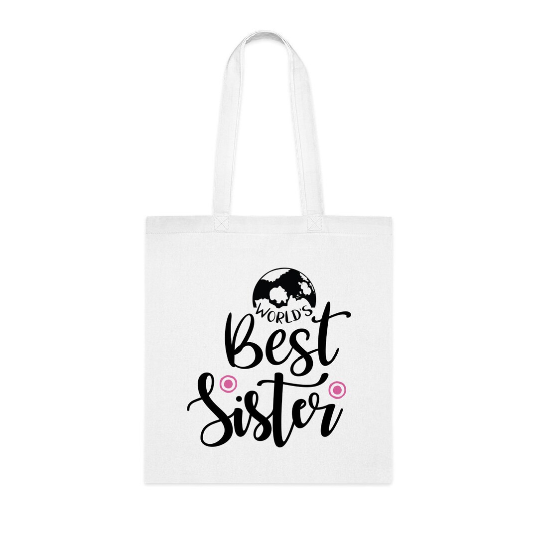 World's Best Sister Tote Bag, Sister Tote Bag , Sister Birthday Gift
