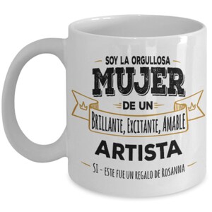 Personalized Artist Spanish Language Mug