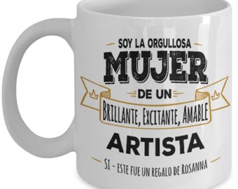 Personalized Artist Spanish Language Mug