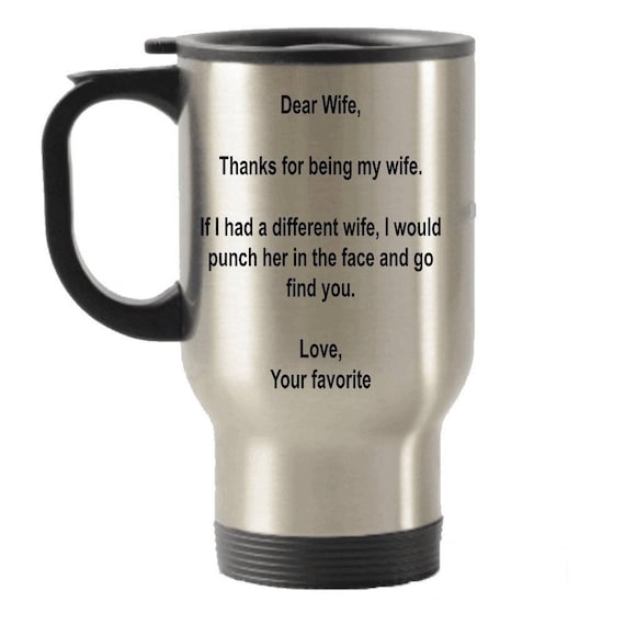 dear wife mug