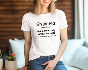 Großmutter Shirt, Großmutter Geschenkidee, Großmutter Tee, Großmutter T-Shirt, Geschenk für Großmutter