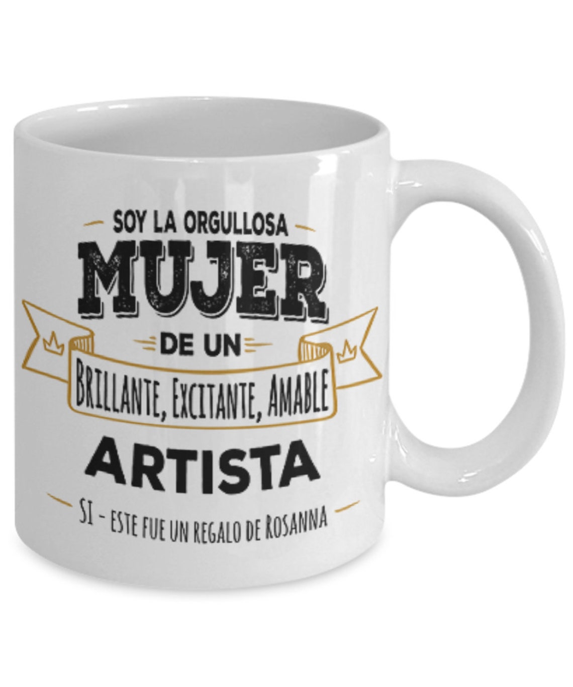 Personalized Artist Spanish Language Mug Etsy