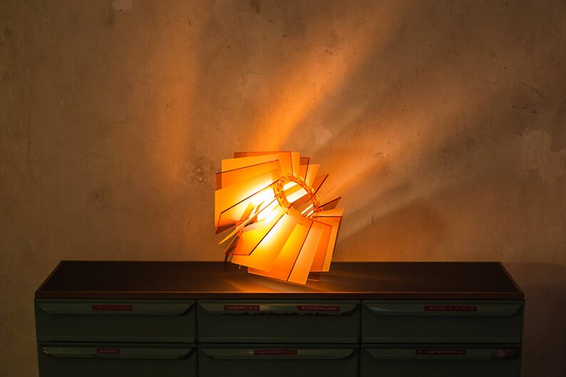 Orange Lamp Graphic Lampshade White Glass Hanging Floor Living Room Dining Light Hipster Lighting
