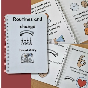 Mini Social Stories - Routines and change - Autism, SEN