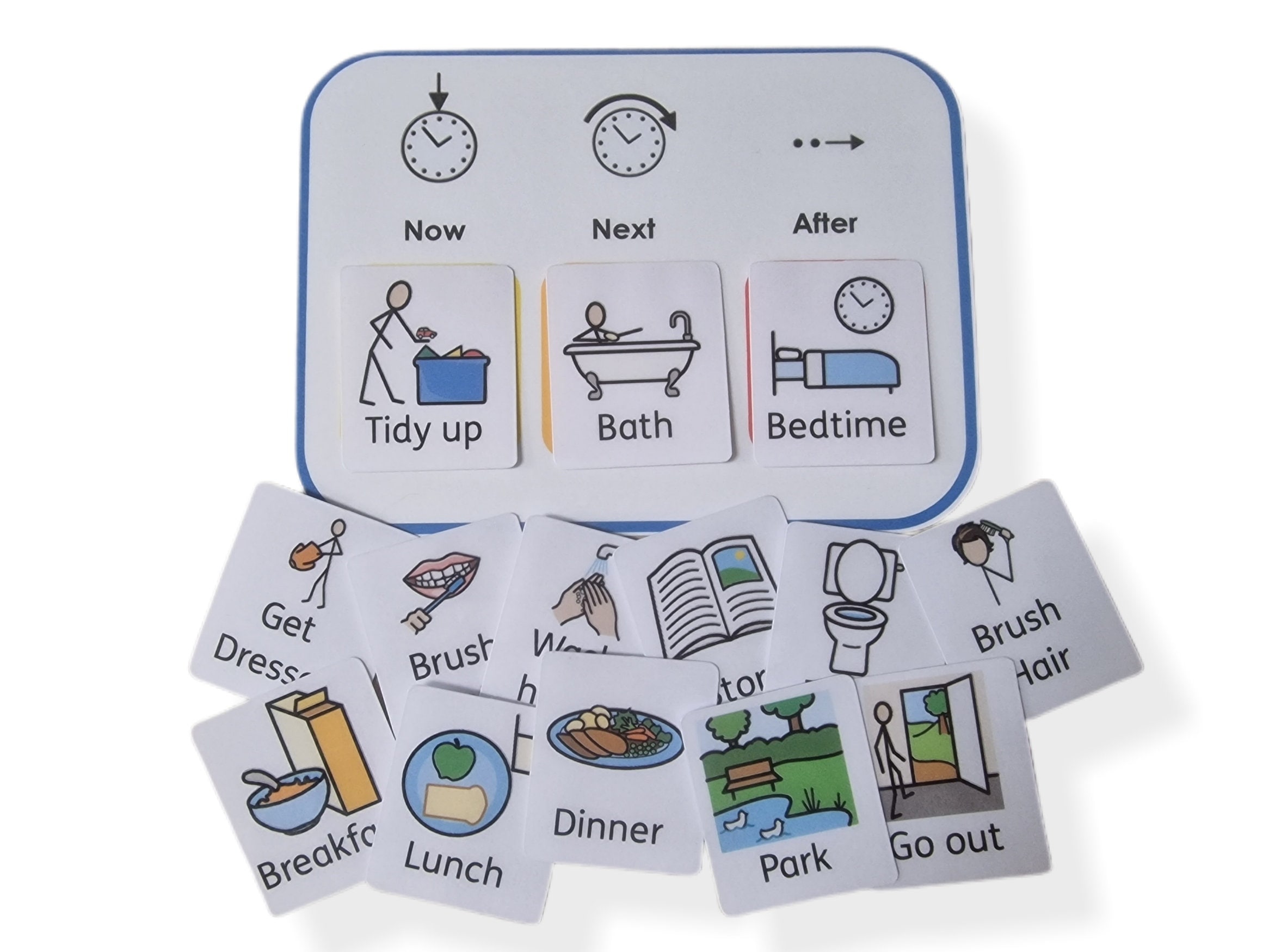 Now and Next Board With 100 Activity Cards 5cm X 4.5cm- Autism, SEN ...