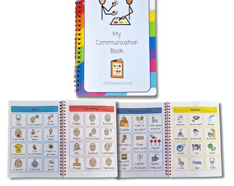 My Communication book - Visual Communication, Autism SEN, now and next PECs