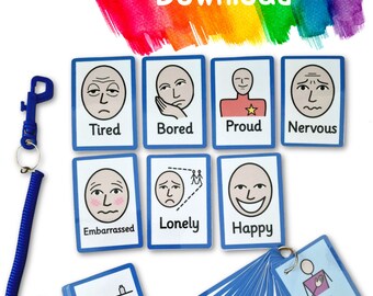 Emotionen Karteikarten - zum sofortigen Download