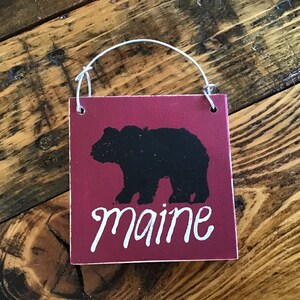 Black Bear Maine Ornament