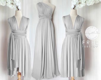 grey multiway dress