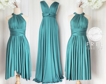 teal multiway bridesmaid dress