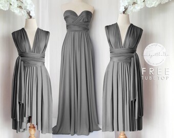 light grey multiway dress
