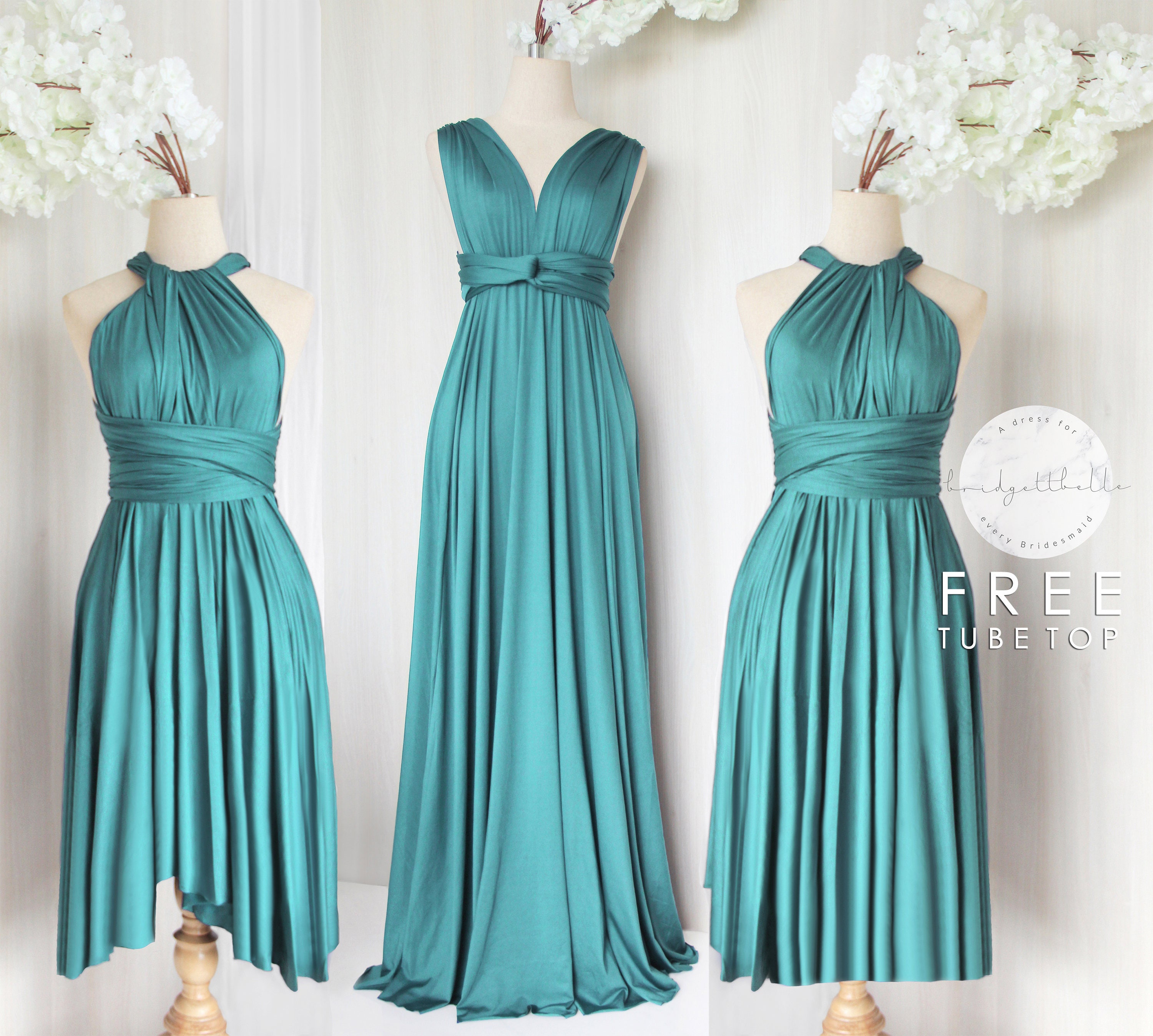 Teal Green Bridesmaid Dress, Short Bridesmaid Dress,, 58% OFF