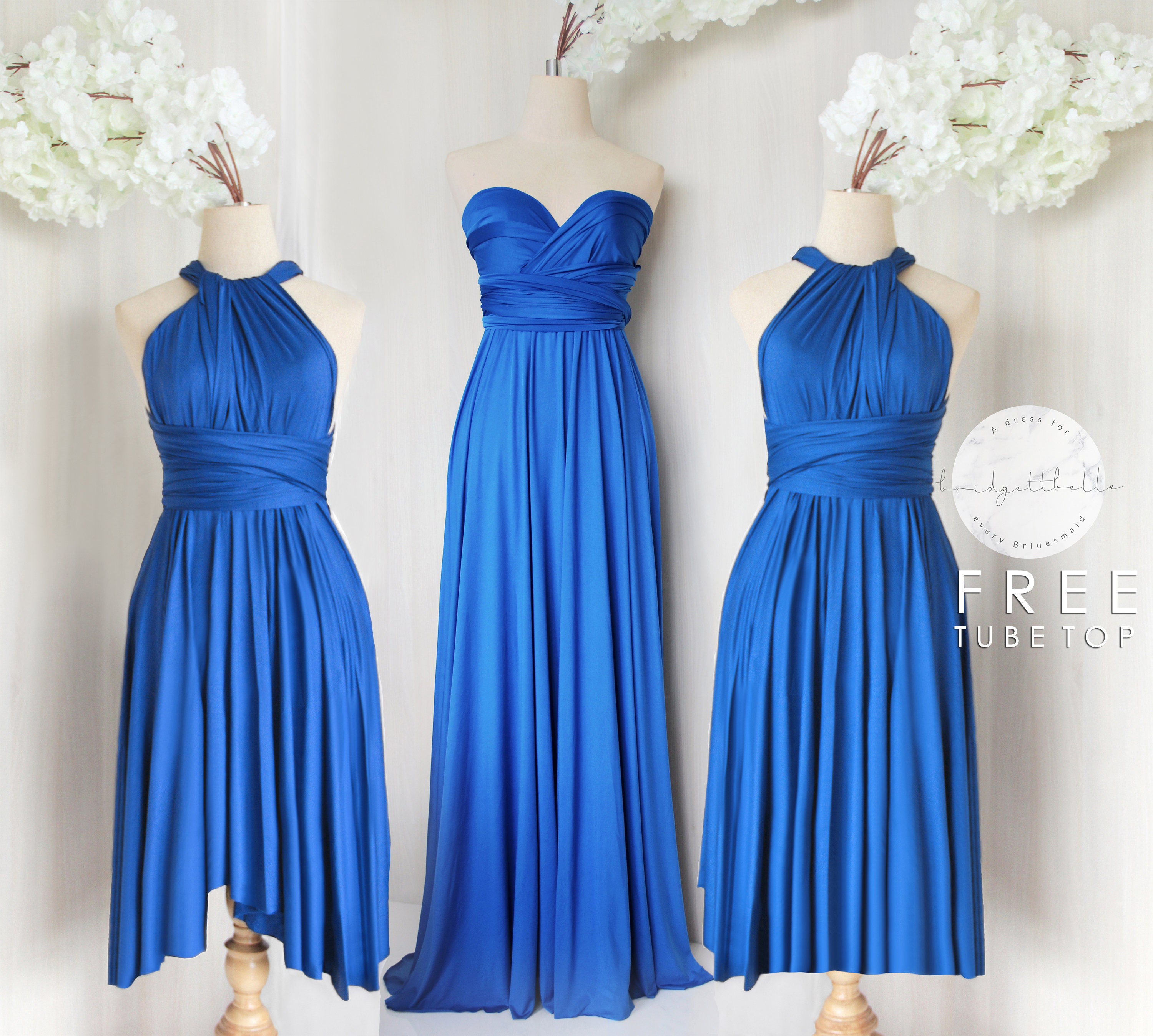 Vestido azul cobalto - Etsy España Vestido azul cobalto - Etsy España