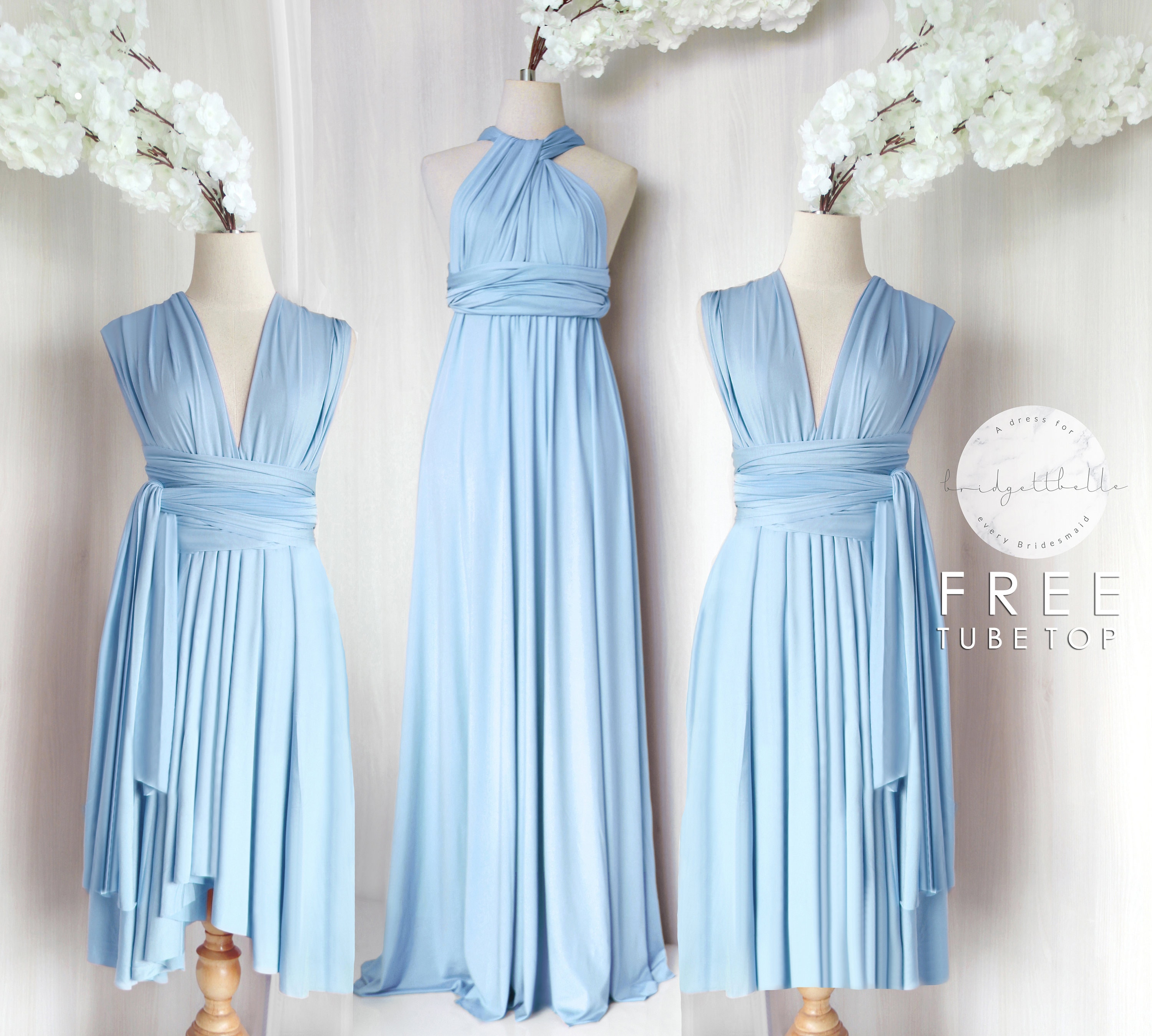 Abiti celeste polvere best sale