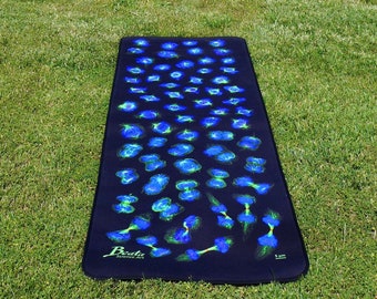 Cell Division Yoga Mat Exercise for Workout Fitness Training (Science Art, Biology, Cells, Mitosis, Anaphase, DNA, STEM, Teacher, Gift, PhD)