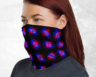 Mitotic Spindle Head Buff Gaiter Face Mask (Science Art, Fashion, Molecular Biology, Cells, Mitosis, DNA, STEM, Teacher, Gift, PhD)